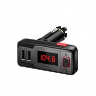 Car kit Bluetooth & FM transmitter Tuadia BT719S, cititor TF card,, priza USB 2.1 A