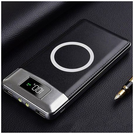 Acumulator extern POWERZILLA W11K 11000mAh Power Bank cu Display , Wireless Powerbank