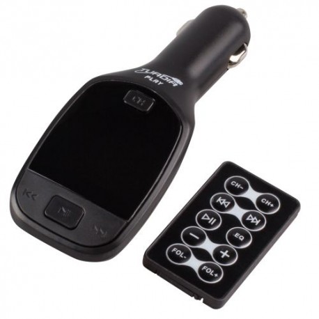 Modulator FM Tuadia PLAY, functie MP3 player, ecran LCD, slot SDHC, USB, Telecomanda